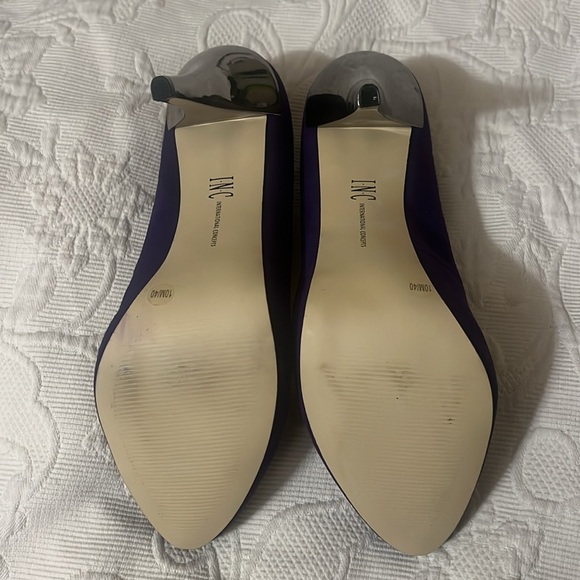 NWT INC International Concepts Purple Stiletto Heels - Picture 3 of 5